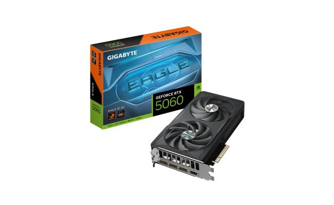 GIGABYTE GeForce RTX 5060 EAGLE OC – 8GB GDDR7 Graphics Card